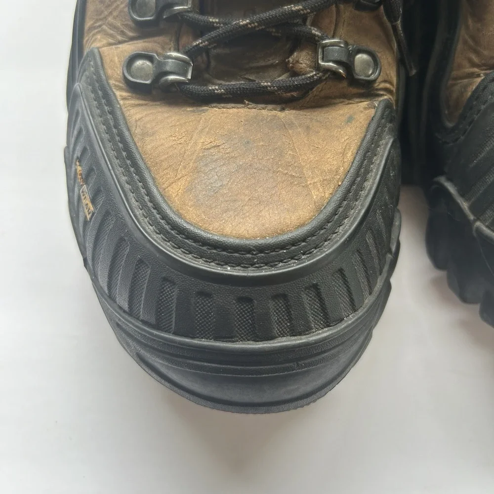 Helly Hansen Hiking Boots Mens 13 Brown Leather Trail‎ Trek Wear Rugged Gorpcore